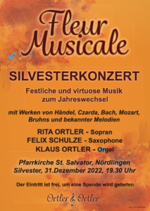 Silvesterkonzert @ Pfarrkirche St. Salvator